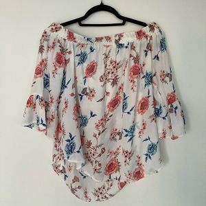 ARDENE Light Spring Floral Flowy Off Shoulder Top ✨ 50% OFF BUNDLES ✨